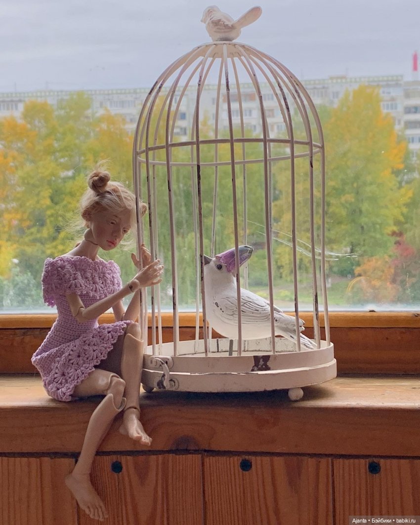 Осенняя грусть — Домашние фото авторских кукол: личные коллекции