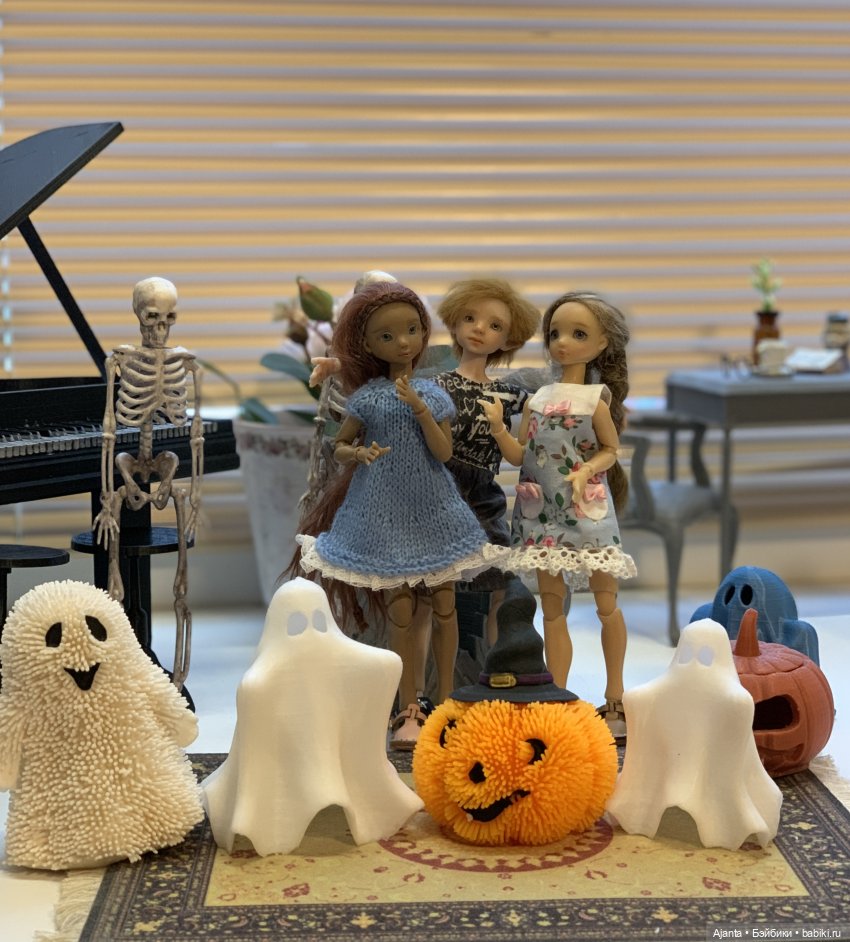 Подготовка к Хеллоуину — Домашние фото авторских кукол: личные коллекции (фото 10)