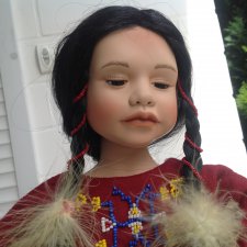 Кукла фарфор этническая