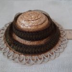 Французская шляпка для антикварной куклы