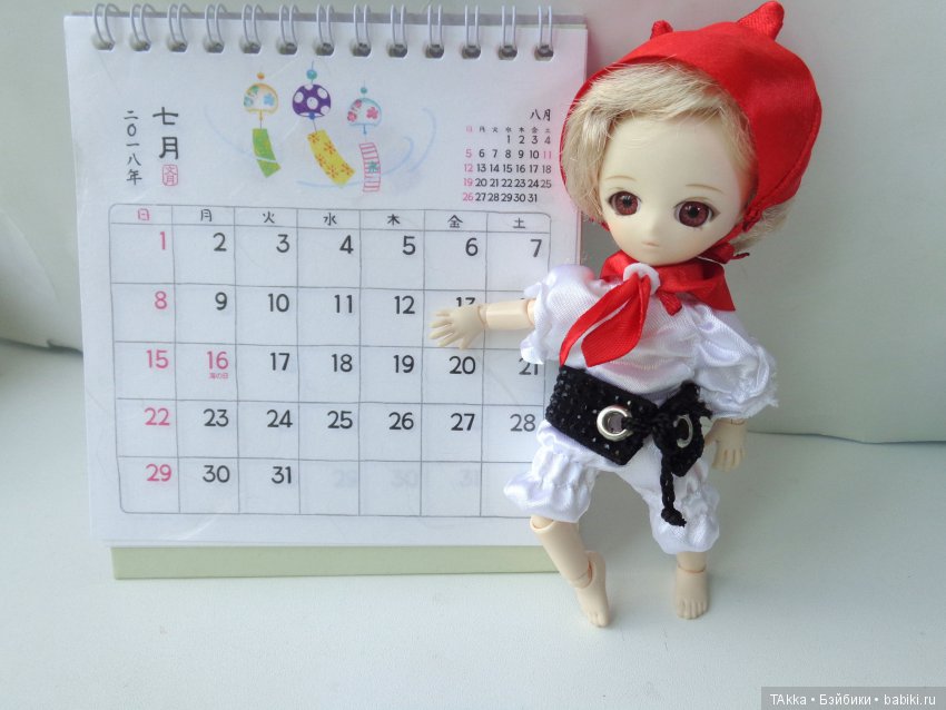 Парик 3,5' симпатично смотрится на Маленькой Анжеле (окружность головы 4 с небольшим дюйма) (фото 3)