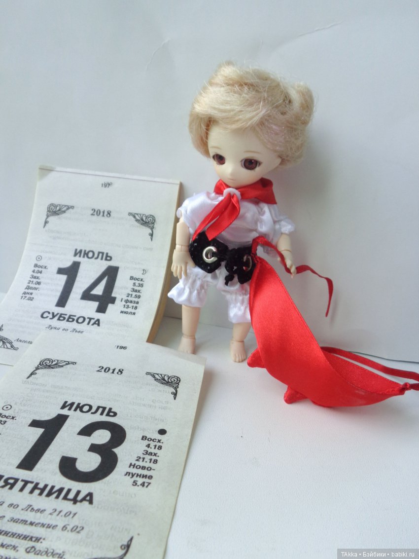 Парик 3,5' симпатично смотрится на Маленькой Анжеле (окружность головы 4 с небольшим дюйма) (фото 5)