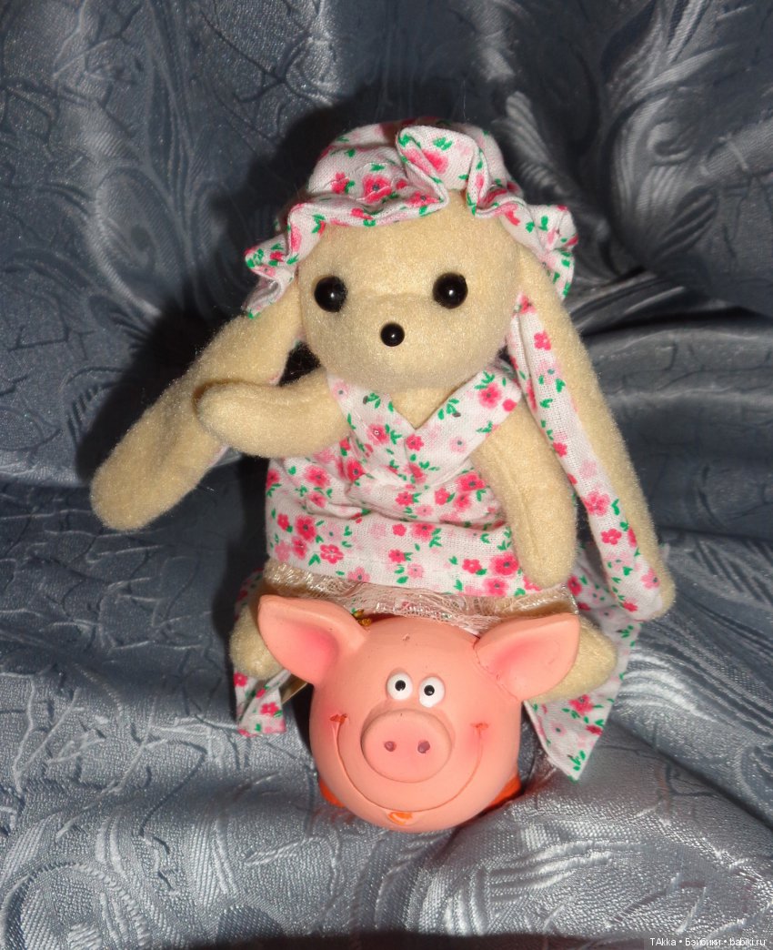 Новогодний заяц — Выкройка зайца и кролика: Тильда (фото 4)