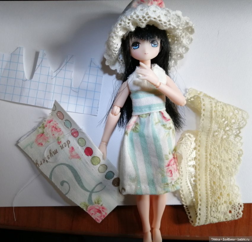 Размеры тела Azone Picco neemo 1\12 ex*cute и выкройки - пока пробные (фото 5)