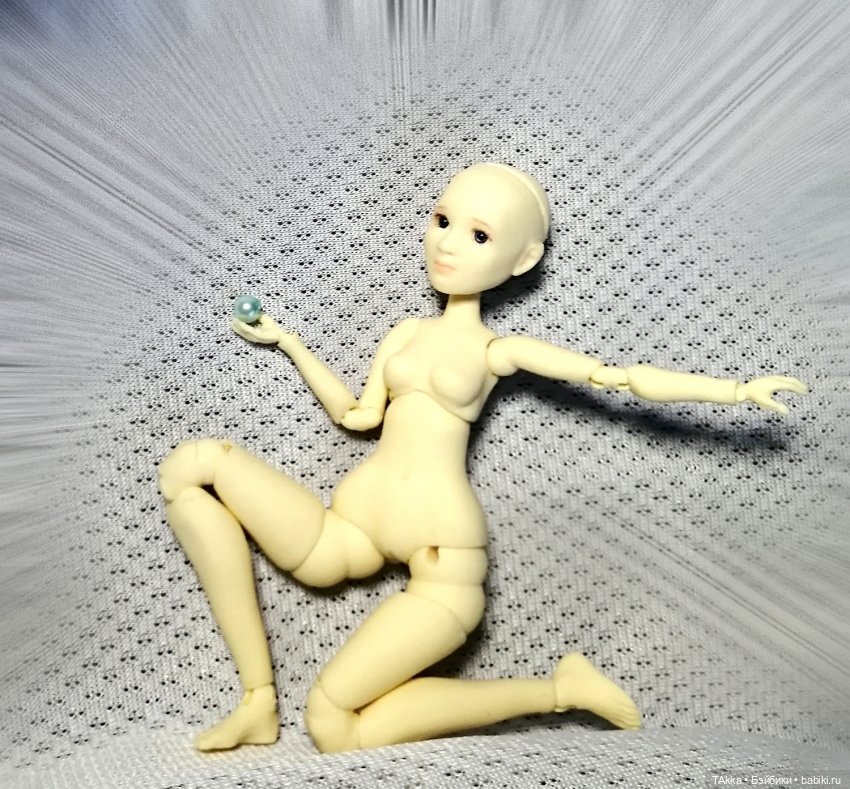 Ура! Моя первая бжд-"девушка" . Сравнение с моей "переделкой"- куколкой в стиле аниме (фото 3)