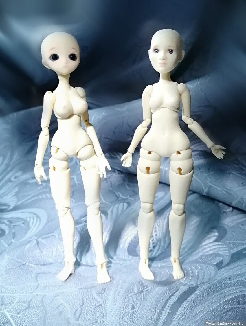 Ура! Моя первая бжд-"девушка" . Сравнение с моей "переделкой"- куколкой в стиле аниме (фото 6)