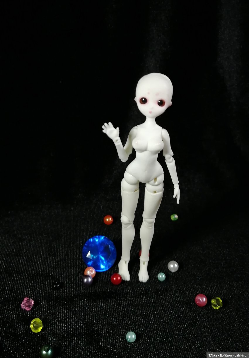 Ура! Моя первая бжд-"девушка" . Сравнение с моей "переделкой"- куколкой в стиле аниме (фото 4)