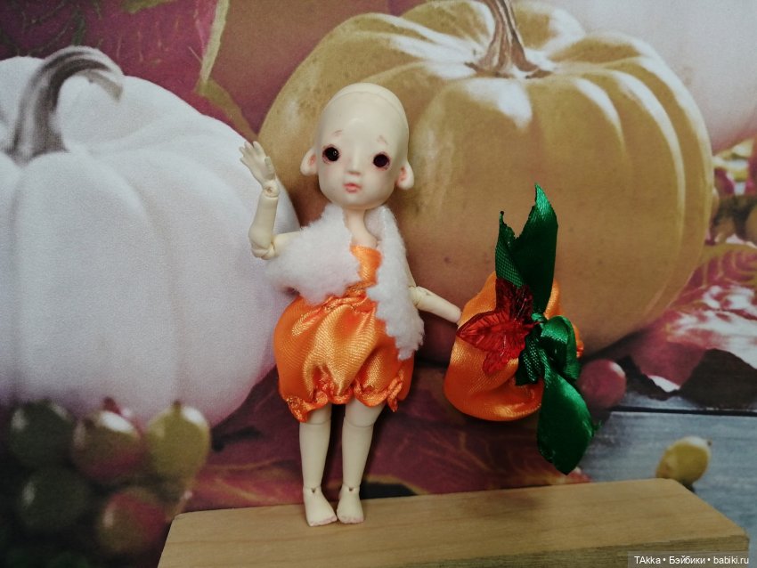 Встречаем последний месяц осени, или Тыквенное Платьице Глазуненка (фото 2)