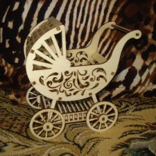 Обзор на коляску - деревянную модель