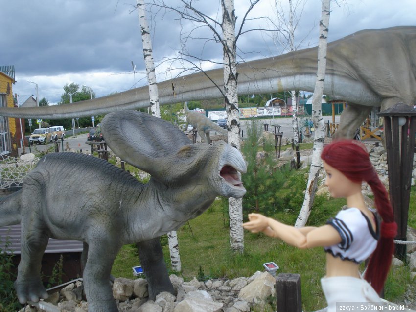 Александра в парке динозавров. Мисс Бэйбики 2019 (фото 3)