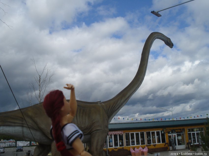 Александра в парке динозавров. Мисс Бэйбики 2019 (фото 5)