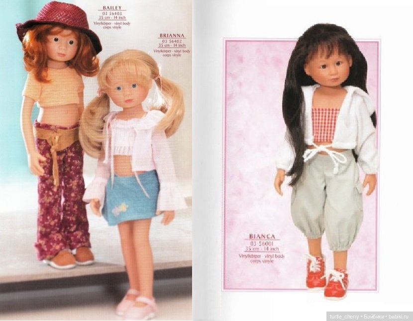 Gotz. Подружки Just like me 27 см и Hip Girls 35 см