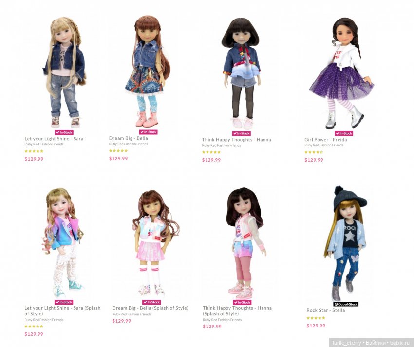 Молд C (улыбашки, первый, основной молд) Ruby Red