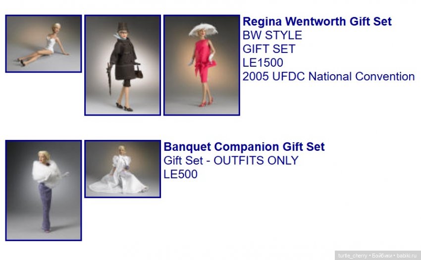 Истории, придуманные Робертом Тоннером. Часть 11. Коллекция Тайлер Вентворт 2005