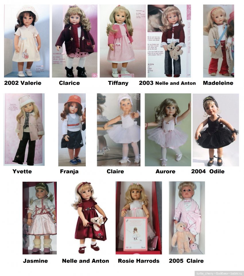 Каталог кукол Gotz (Готц). Молд Сары/Ханны (фото 3)