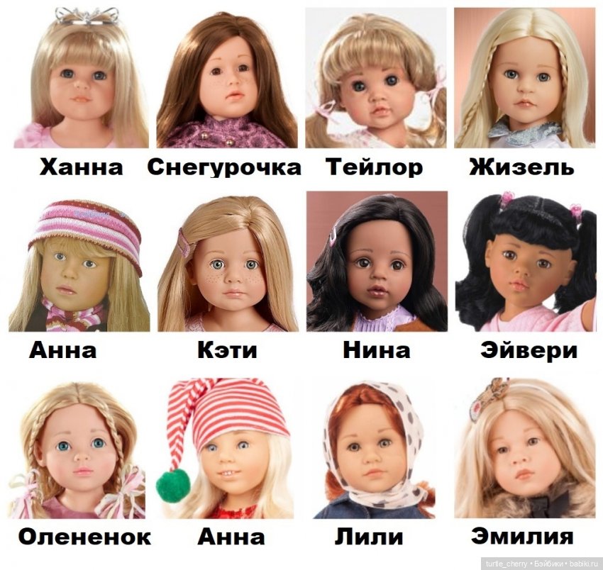 Каталог кукол Готц (Gotz) 50 см