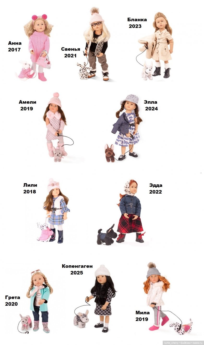 Каталог кукол Gotz (Готц). Молд Сары/Ханны (фото 6)