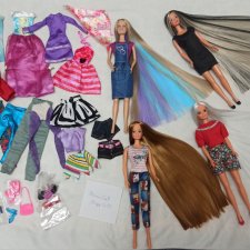 Лот кукол Барби кастом + одежда обувь