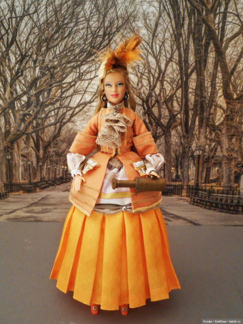 Придворные костюмы. Цветная серия. Оранжевый (фото 7)