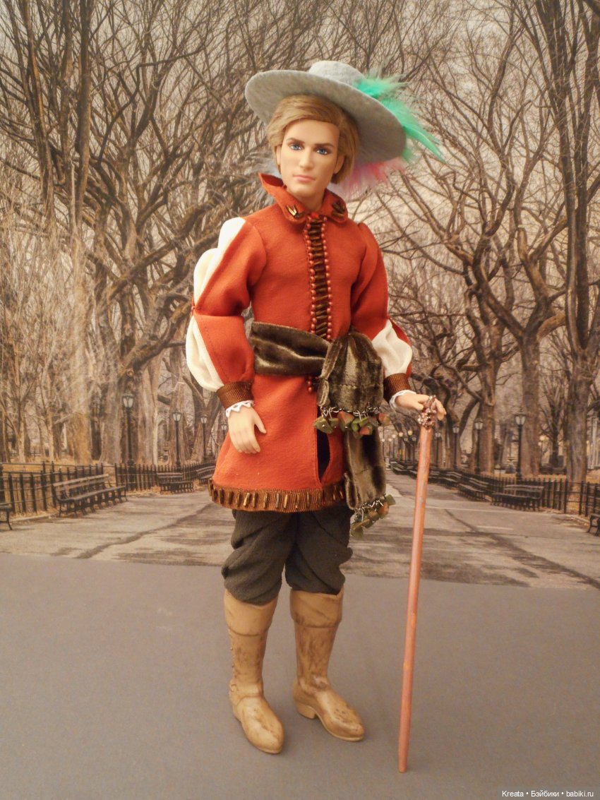 Придворные костюмы. Цветная серия. Оранжевый