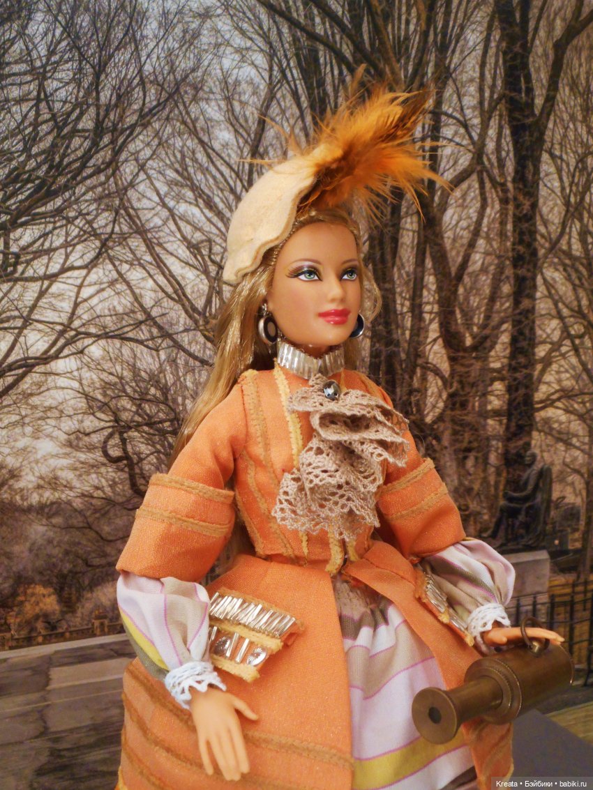 Придворные костюмы. Цветная серия. Оранжевый (фото 8)