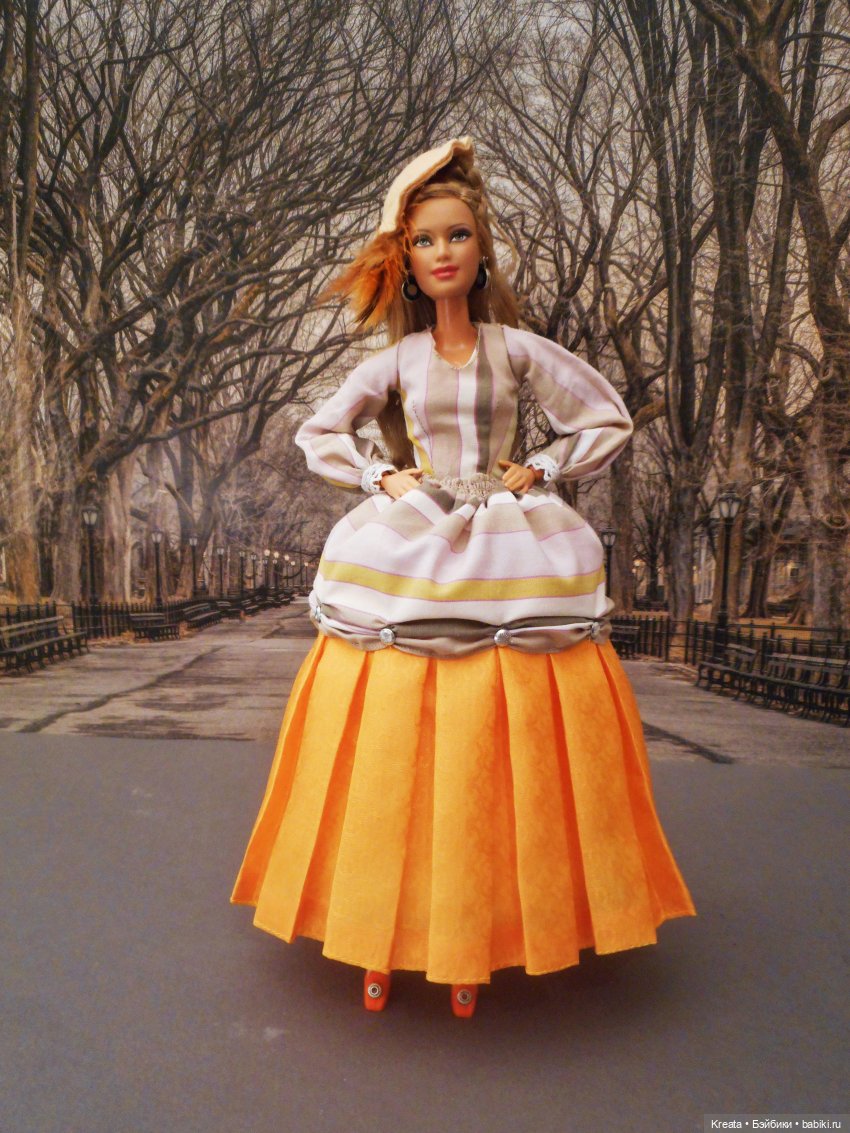 Придворные костюмы. Цветная серия. Оранжевый (фото 9)