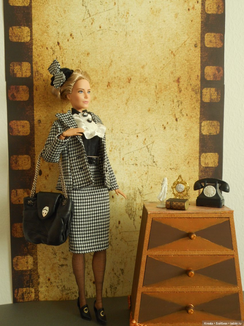 Костюмы ХХ века. 40-е | Бэйбики Костюмы ХХ века. 40-е — Одежда и обувь для кукол своими руками: фото (фото 8)