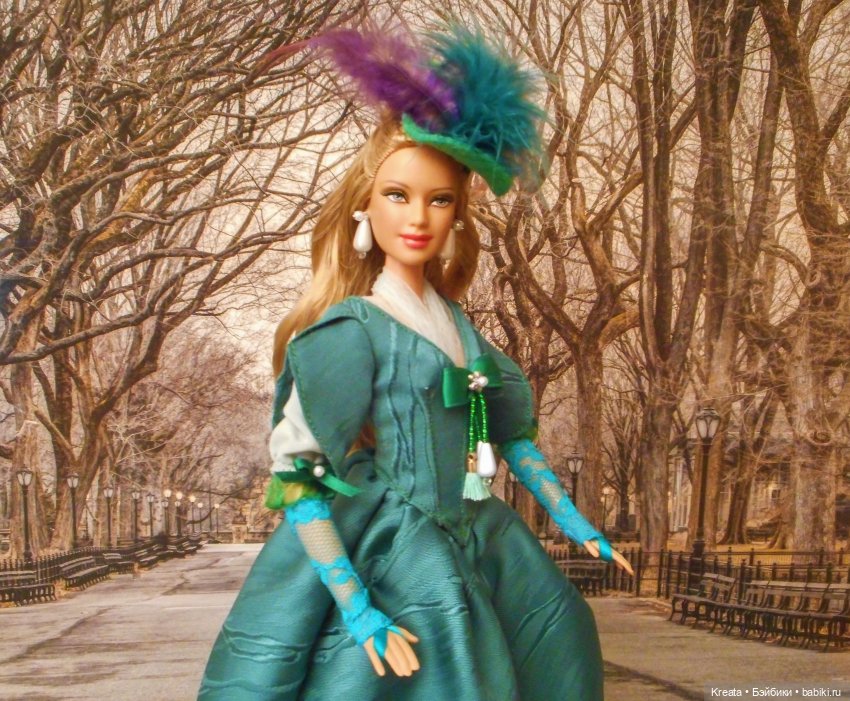 Придворные костюмы. Цветная серия. Зеленый (фото 4)