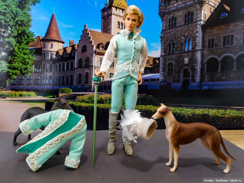 Придворные костюмы. Цветная серия. Зеленый (фото 6)