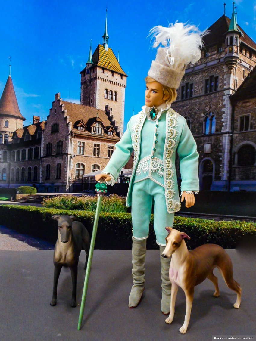 Придворные костюмы. Цветная серия. Зеленый (фото 5)