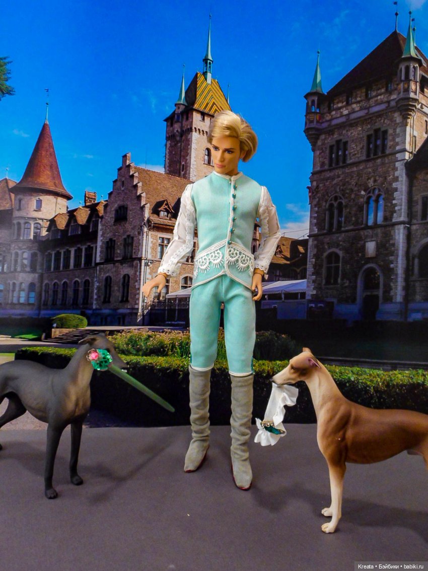 Придворные костюмы. Цветная серия. Зеленый (фото 7)