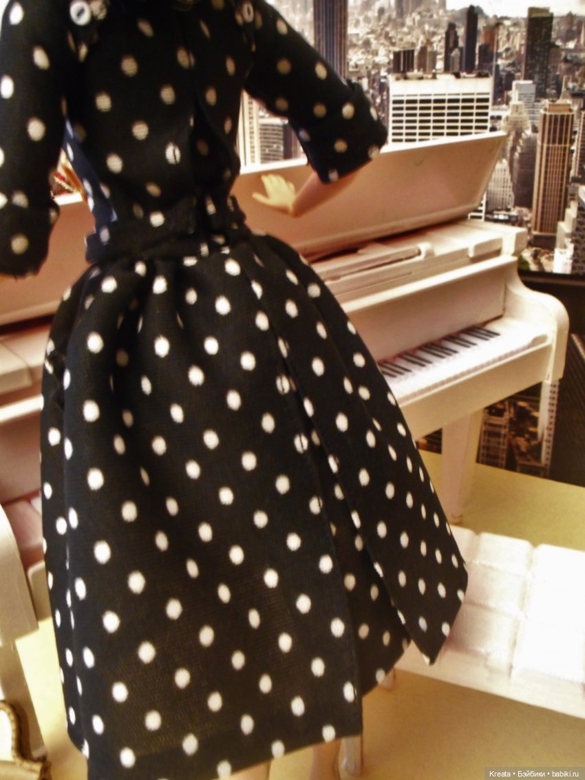 Костюмы ХХ века. 50-е — Одежда и обувь для кукол своими руками: фото (фото 4)