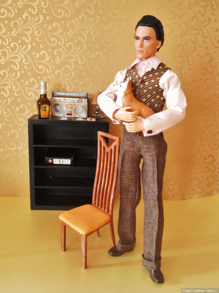 Костюмы ХХ века. 50-е — Одежда и обувь для кукол своими руками: фото (фото 9)