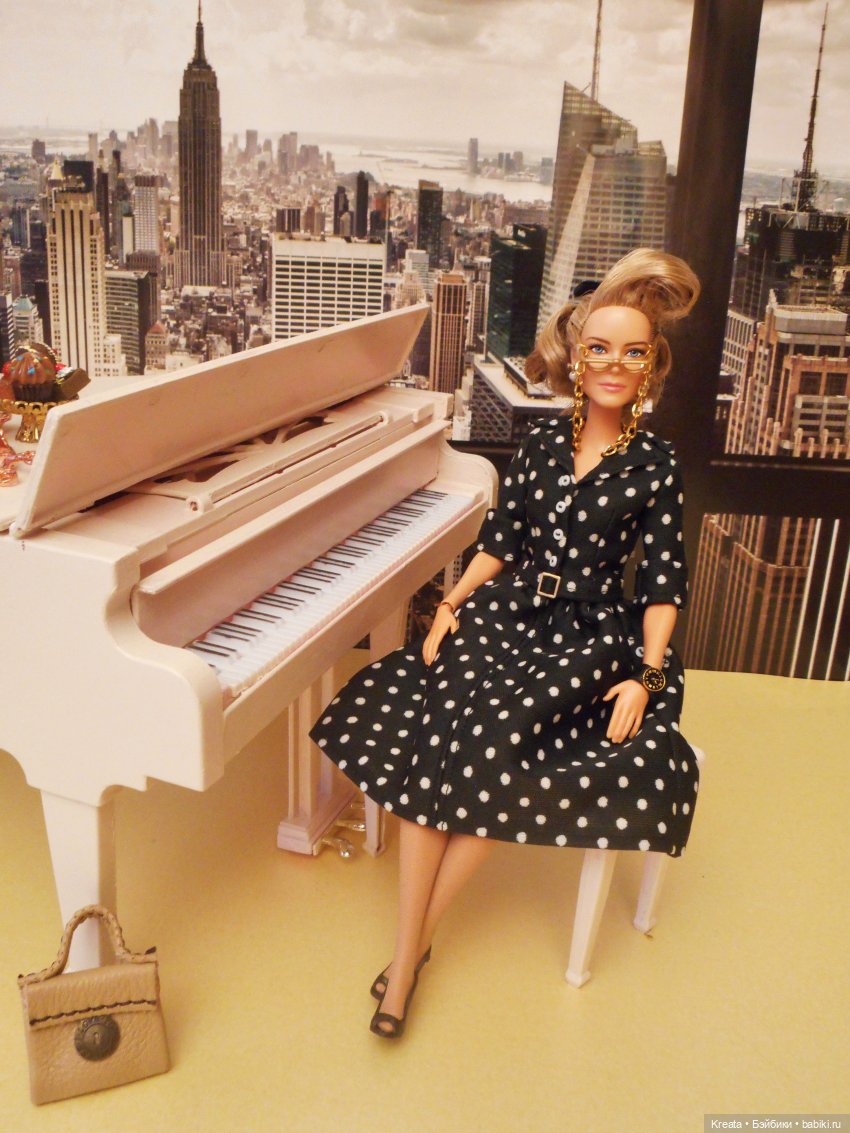 Костюмы ХХ века. 50-е — Одежда и обувь для кукол своими руками: фото (фото 2)