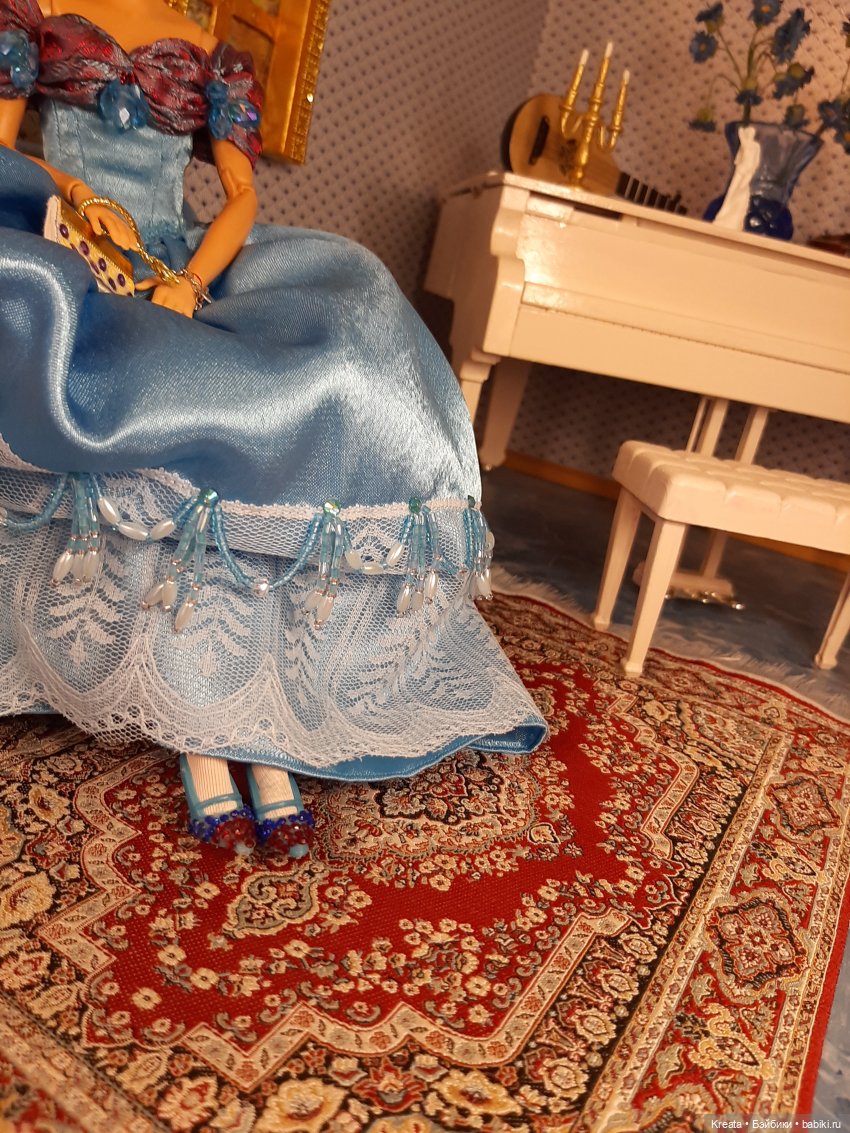 Придворные костюмы Цветная серия Голубой (фото 4)