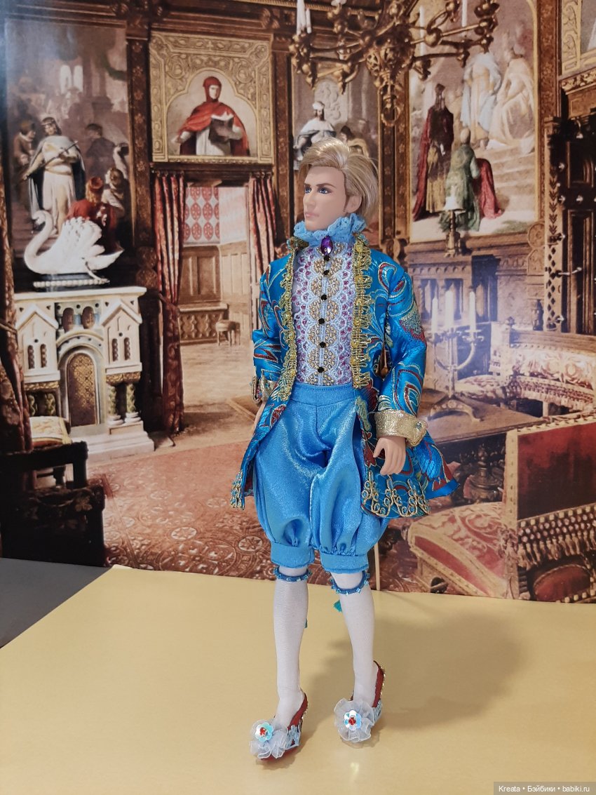 Придворные костюмы Цветная серия Голубой (фото 7)