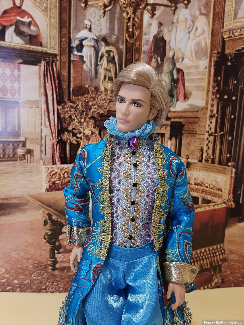 Придворные костюмы Цветная серия Голубой (фото 10)