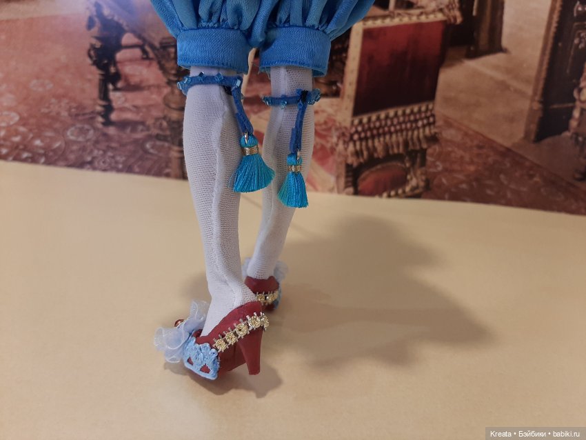 Придворные костюмы Цветная серия Голубой