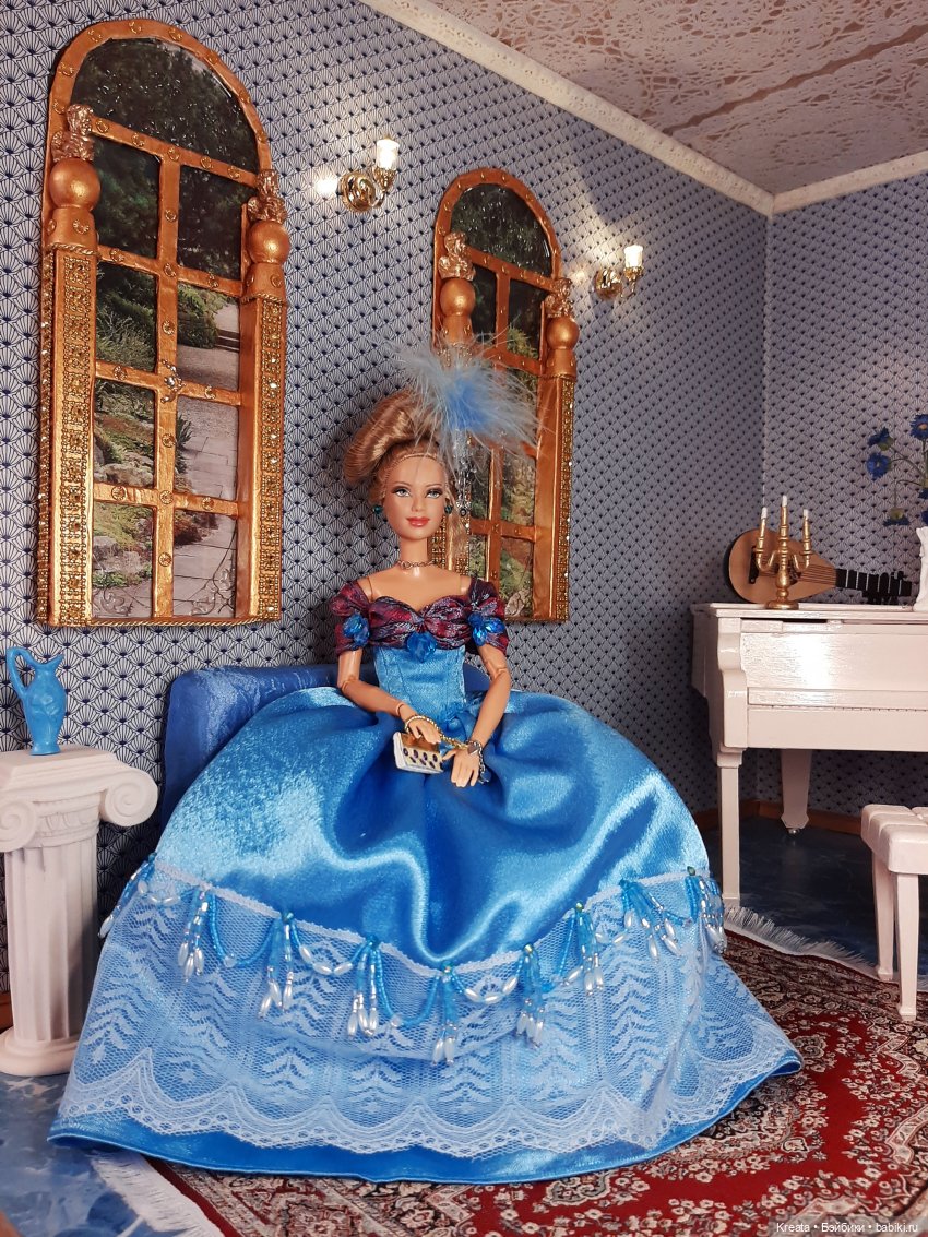 Придворные костюмы Цветная серия Голубой (фото 5)