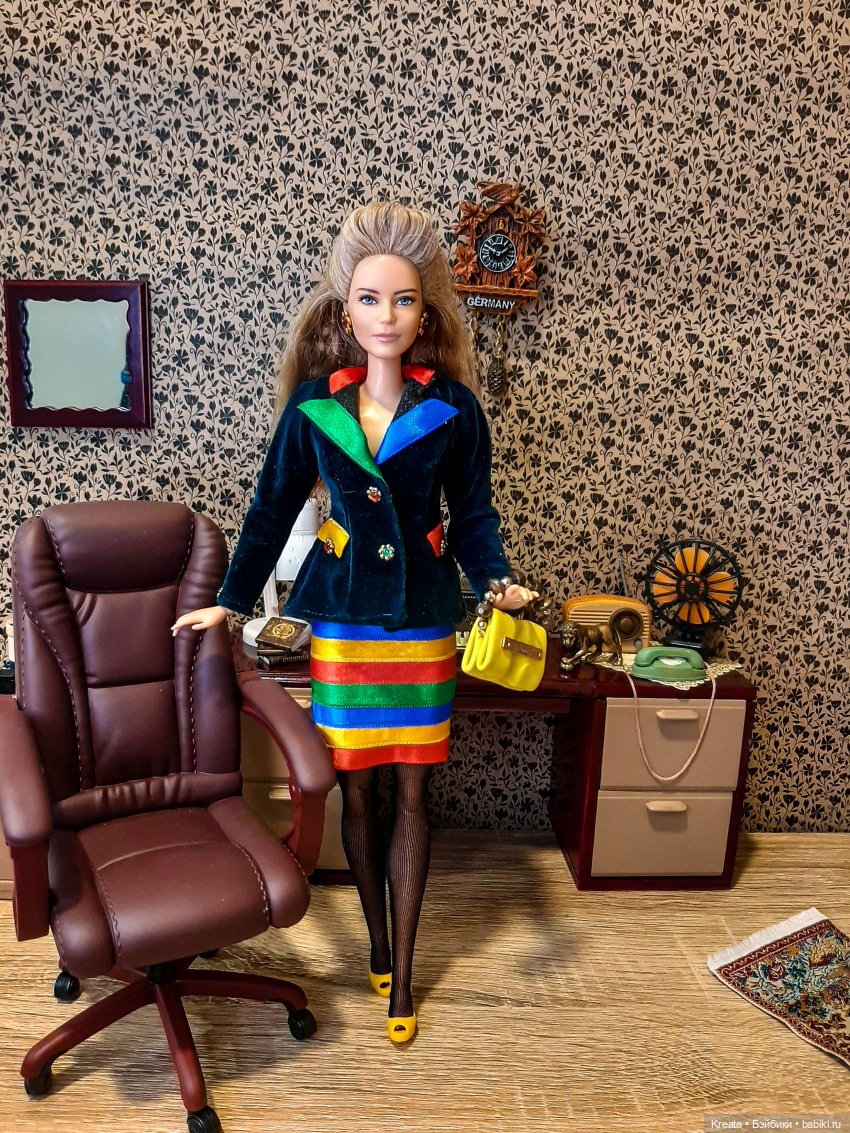 Костюмы ХХ века. 80-е — Одежда и обувь для кукол своими руками: фото (фото 3)