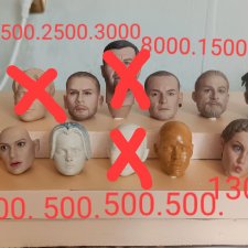 Продам головы экшен 1/6.