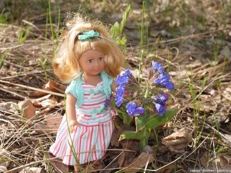 Мэриэллен среди цветов — American Girl Mini: Куклы 16 см (фото 10)