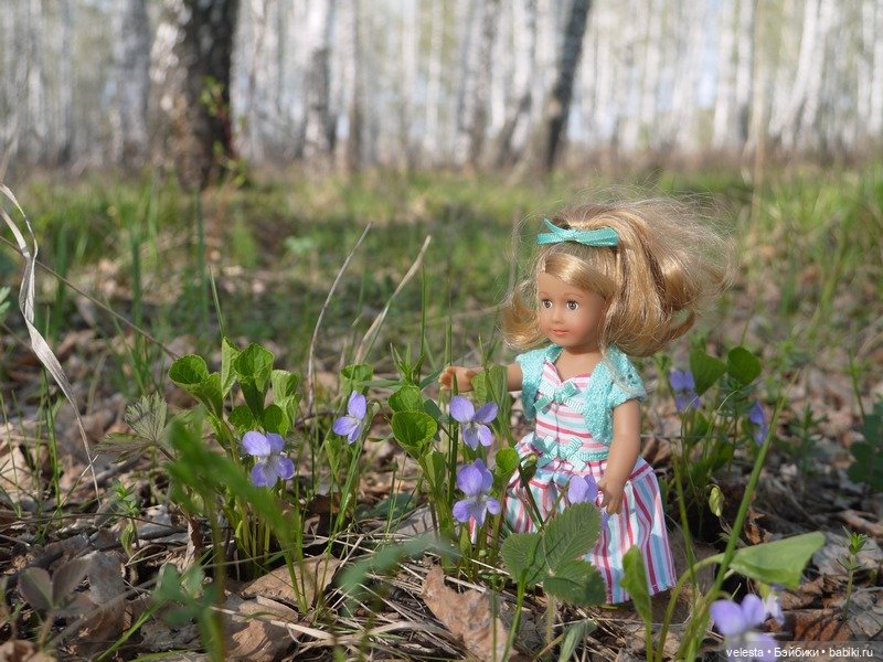 Мэриэллен среди цветов — American Girl Mini: Куклы 16 см (фото 8)