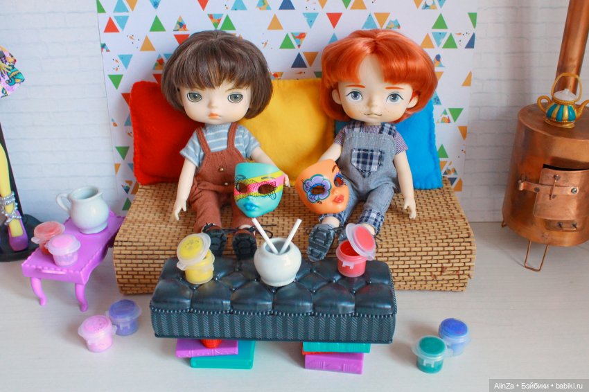 Закулисье Шона и Оливера — Куклы Xiaomi Monst (Сяоми) и Pipitom: шарнирные (фото 7)