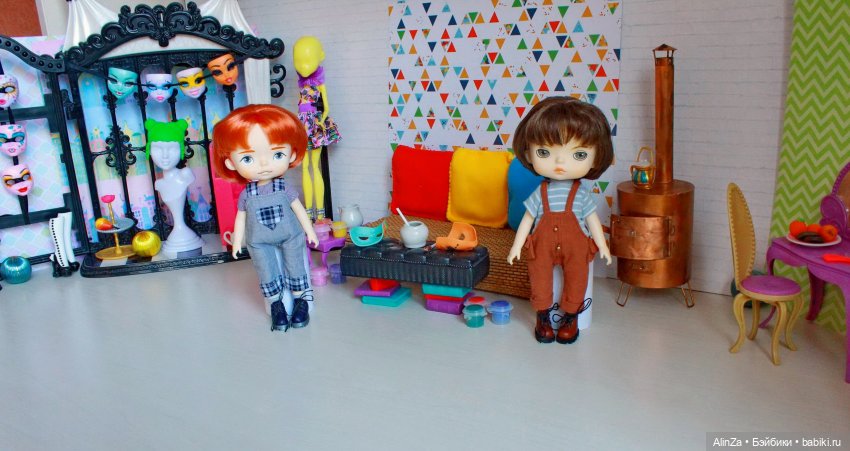 Закулисье Шона и Оливера — Куклы Xiaomi Monst (Сяоми) и Pipitom: шарнирные (фото 4)