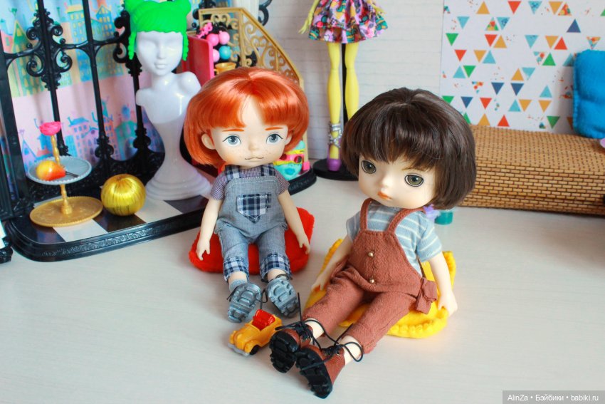 Закулисье Шона и Оливера — Куклы Xiaomi Monst (Сяоми) и Pipitom: шарнирные