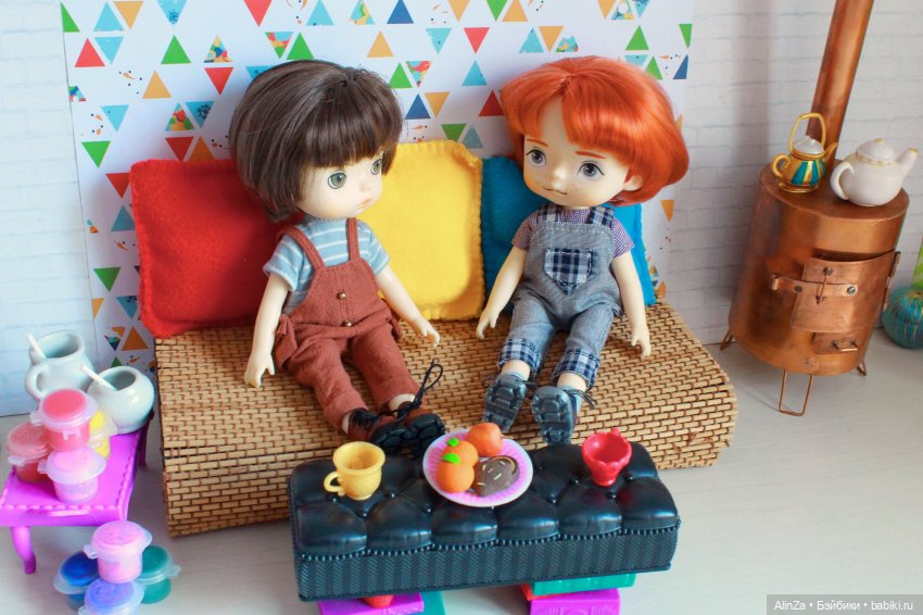 Закулисье Шона и Оливера — Куклы Xiaomi Monst (Сяоми) и Pipitom: шарнирные (фото 9)