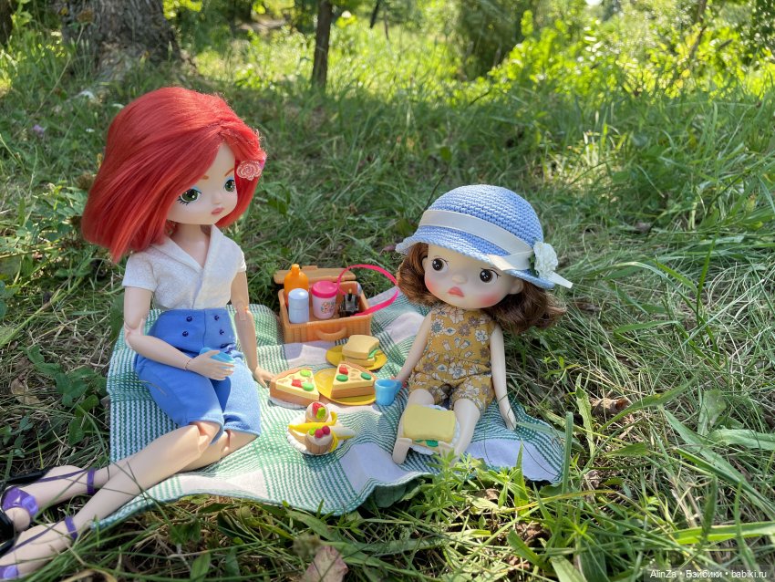 Леди и автомобиль. Летний пикник (фото 7)