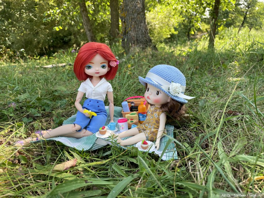 Леди и автомобиль. Летний пикник (фото 8)