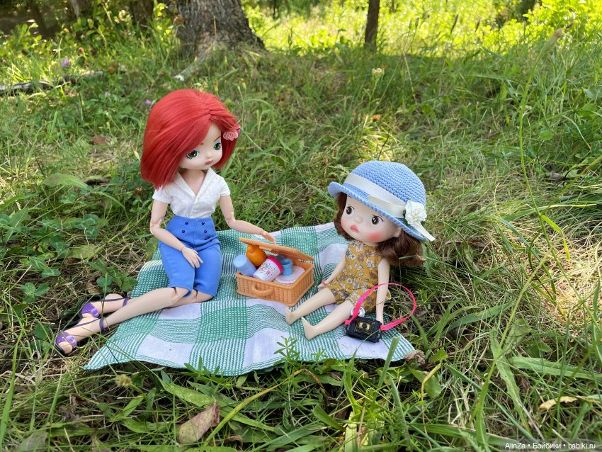 Леди и автомобиль. Летний пикник (фото 9)